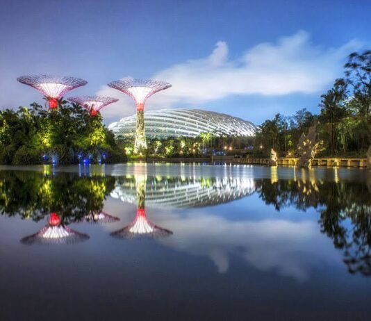Сучасні «Сади Семіраміди» у Сінгапурі