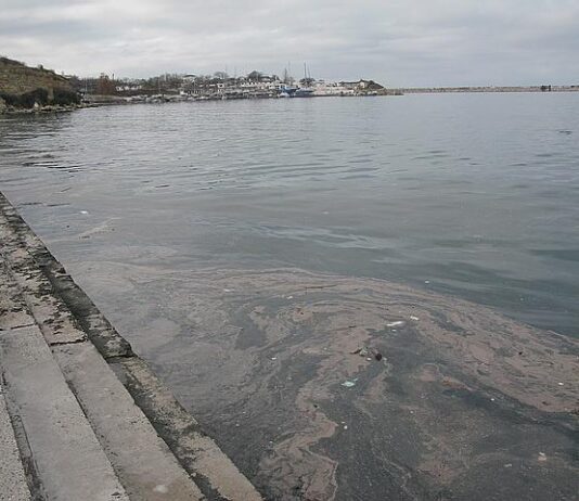 Екологічну катастрофу в окупованому Криму вже видно з космосу