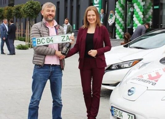 Перший зареєстрований електромобіль у Житомирі